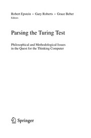 Cover of Parsing the turing test by Robert Epstein