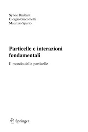 Cover of Particelle e interazioni fondamentali by Sylvie Braibant
