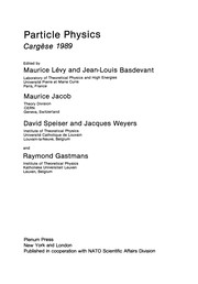 Front cover of Particle Physics by Maurice Lévy