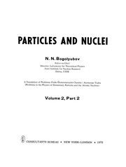 Front cover of Particles and Nuclei by N. N. Bogolyubov