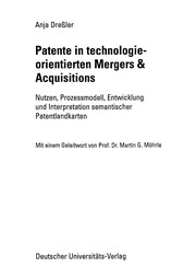 Front cover of Patente in Technologie-Orientierten Mergers & Acquisitions by Anja Geritz-Dressler
