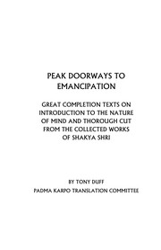 Cover of Peak doorways to emancipation by Unknown
