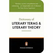 Front cover of The Penguin dictionary of literary terms and literary theory by J.A. Cuddon