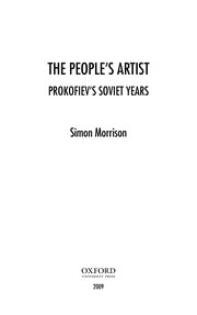 Cover of The people's artist by Simon Alexander Morrison