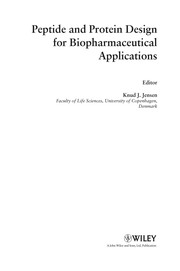 Front cover of Design of peptides and proteins by Knud J. Jensen