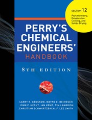 Front cover of Perry's chemical engineers' handbook by Larry R. Genskow
