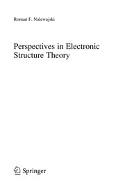 Front cover of Perspectives in electronic structure theory by R. F. Nalewajski