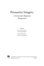 Cover of Persuasive imagery by Rajeev Batra