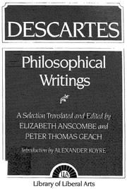Front cover of Philosophical writings by René Descartes
