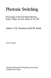 Front cover of Photonic Switching by T. Kenneth Gustafson