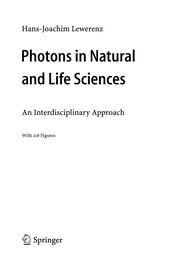 Front cover of Photons in Natural and Life Sciences by Hans-Joachim Lewerenz