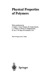 Front cover of Physical properties of polymers by I. Capek