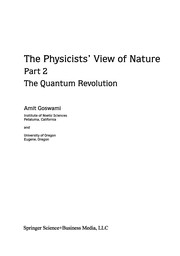 Front cover of The physicists' view of nature by Amit Goswami