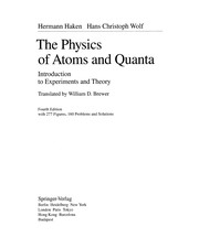 Front cover of The Physics of Atoms and Quanta by Hermann Haken