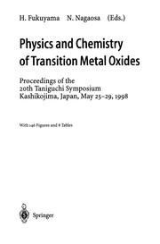 Front cover of Physics and Chemistry of Transition Metal Oxides by Hidetoshi Fukuyama