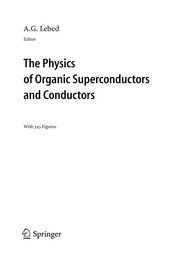 Front cover of The Physics of Organic Superconductors and Conductors by Andrei Lebed