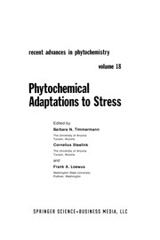Front cover of Phytochemical Adaptations to Stress by Barbara N. Timmermann