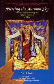 Cover of Piercing the autumn sky by Peter F. Barth