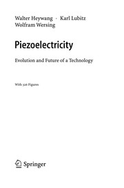 Front cover of Piezoelectricity by Walter Heywang
