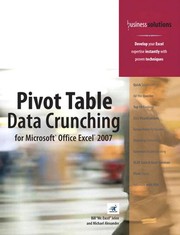 Cover of Pivot table data crunching for microsoft office excel 2007 by Bill Jelen