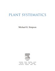 Cover of Plant systematics by Michael G. Simpson