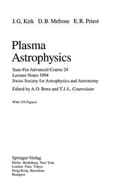 Cover of Plasma astrophysics by J. G. Kirk