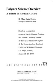 Cover of Polymer science overview by G. Allan Stahl