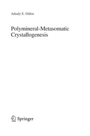 Cover of Polymineral-Metasomatic Crystallogenesis by A. Ė. Glikin
