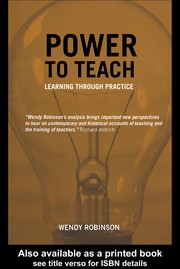 Cover of Power to Teach by Robinson, Wendy