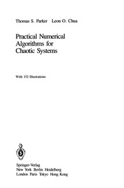 Cover of Practical Numerical Algorithms for Chaotic Systems by Thomas S. Parker