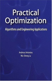 Cover of Practical optimization by Andreas Antoniou