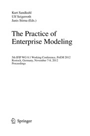 Front cover of The Practice of Enterprise Modeling by Kurt Sandkuhl
