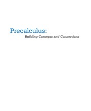 Cover of Precalculus by Revathi Narasimhan