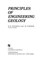 Front cover of Principles of Engineering Geology by P. B. Attewell