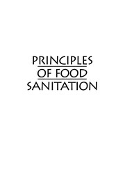 Front cover of Principles of Food Sanitation by Norman G. Marriott