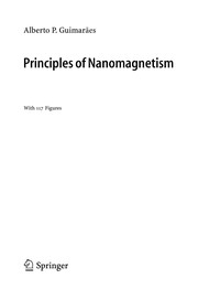Front cover of Principles of Nanomagnetism by Alberto Passos Guimarães