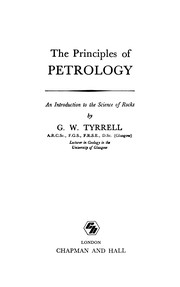 Front cover of The Principles of PETROLOGY by G. W. Tyrrell