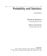Cover of Probability and statistics by Morris H. DeGroot