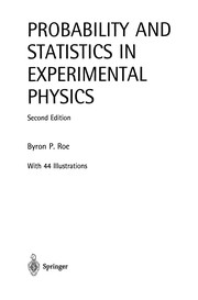 Cover of Probability and Statistics in Experimental Physics by Byron P. Roe