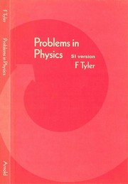 Front cover of Problems in Physics for Advanced Level and Scholarship Students by F. Tyler