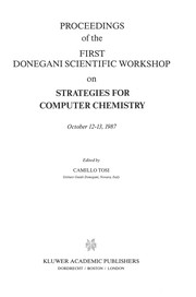 Front cover of Proceedings of the First Donegani Scientific Workshop on Strategies for Computer Chemistry by Camillo Tosi