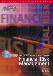 Front cover of The professional's handbook of financial risk management by Lev Borodovsky