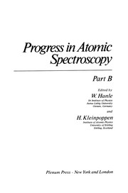 Cover of Progress in Atomic Spectroscopy by W. Hanle