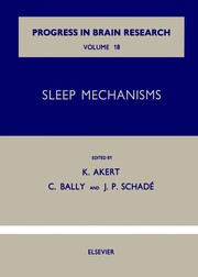 Front cover of Sleep mechanisms by Symposium on the Physiological, Pharmacological and Clinical Aspects of Sleep (1964 Zurich, Switzerland)