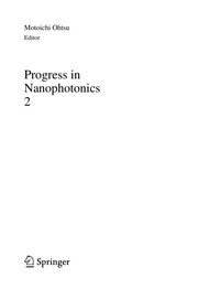 Cover of Progress in Nanophotonics 2 by Motoichi Ohtsu
