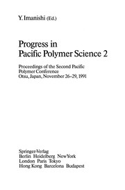 Cover of Progress in Pacific Polymer Science 2 by Y. Imanishi