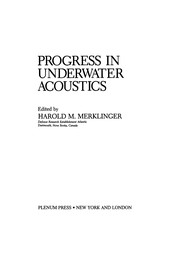 Front cover of Progress in Underwater Acoustics by Harold M. Merklinger