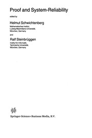 Front cover of Proof and system-reliability by NATO Advanced Study Institute on Proof and System-Reliability (2001 Marktoberdorf, Germany)