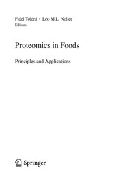 Front cover of Proteomics in Foods by Fidel Toldrá