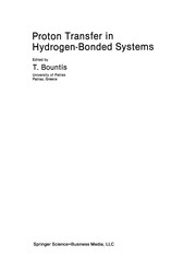 Front cover of Proton transfer in hydrogen-bonded systems by T. Bountis